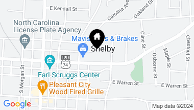 Map of 124 Creekside Drive, Shelby NC, 28152