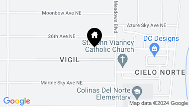 Map of 861 Starry Sky, Rio Rancho NM, 87144