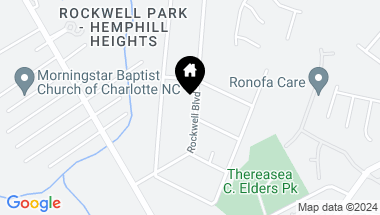 Map of 6510 W Rockwell Boulevard, Charlotte NC, 28269