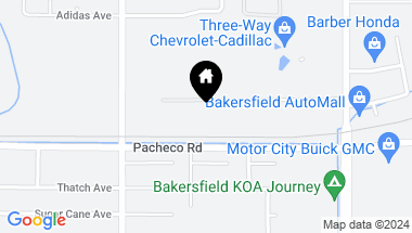 Map of 4801 Wible Road, Bakersfield CA, 93313