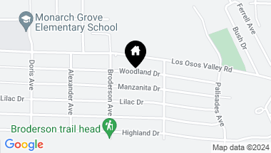 Map of 641 Woodland Drive, Los Osos CA, 93402