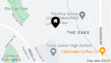 Map of 8609 Oak Branch Avenue, Bakersfield CA, 93311