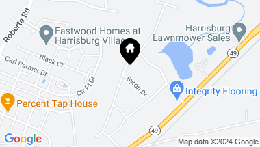 Map of 3730 Byron Drive, Harrisburg NC, 28075