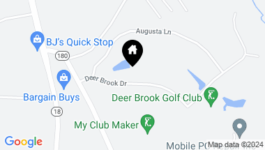 Map of 121 Deer Brook Drive, Shelby NC, 28150