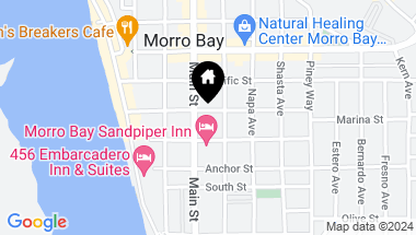 Map of 350 Marina Street 3, Morro Bay CA, 93442