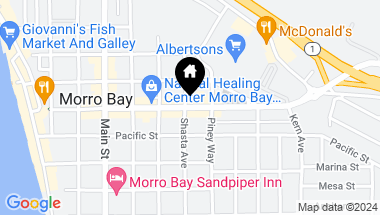 Map of 2718 2716 Main, Morro Bay CA, 93442