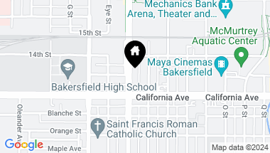 Map of 1234 Chester Avenue, Bakersfield CA, 93301