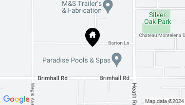 Map of 16403 Barton Lane, Bakersfield CA, 93314