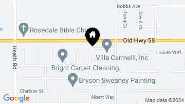 Map of 15455 Rachel Avenue, Bakersfield CA, 93314