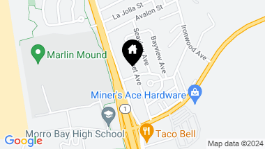 Map of 399 Hill Street, Morro Bay CA, 93442