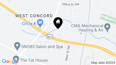 Map of 65 Robinson Drive, Concord NC, 28027