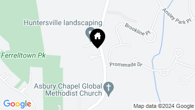 Map of 7110 Asbury Village Lane, Huntersville NC, 28078