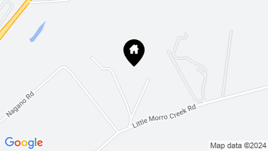 Map of 1281 Little Morro Creek Road, Morro Bay CA, 93442