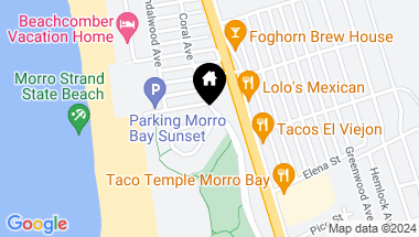 Map of 2792 Indigo Circle, Morro Bay CA, 93442