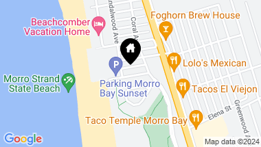 Map of 165 Azure Street, Morro Bay CA, 93442