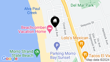 Map of 2991 Sandalwood Avenue, Morro Bay CA, 93442