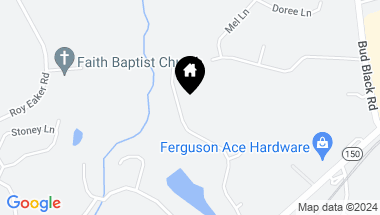 Map of 2320 Fairways Drive, Cherryville NC, 28021