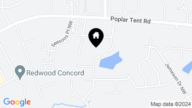Map of 2557 Fallbrook Place, Concord NC, 28027