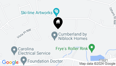 Map of 165 Fulworth Drive, Concord NC, 28027