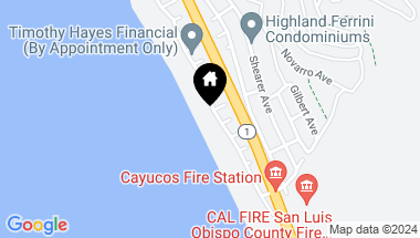 Map of 3420 Studio Drive, Cayucos CA, 93430