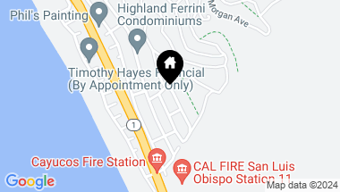 Map of 3412 Gilbert Avenue, Cayucos CA, 93430