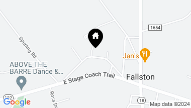 Map of 116 Circle Drive, Fallston NC, 28042