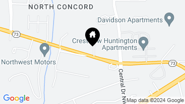 Map of 256 Davidson Highway, Concord NC, 28027