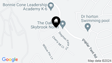 Map of 2104 Skybrook Oaks Drive, Huntersville NC, 28078