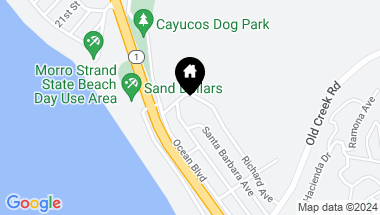 Map of 2610 Richard Avenue, Cayucos CA, 93430
