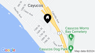 Map of 1625 Cass Avenue 9, Cayucos CA, 93430