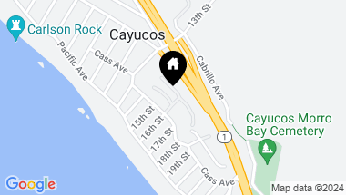 Map of 1625 Cass Avenue 13, Cayucos CA, 93430