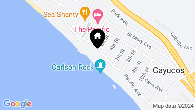 Map of 502 Pacific Avenue, Cayucos CA, 93430