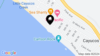 Map of 326 Pacific Avenue, Cayucos CA, 93430