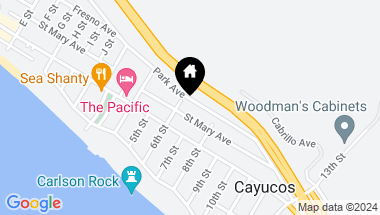 Map of 640 Park Avenue, Cayucos CA, 93430