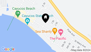 Map of 51 S Ocean Avenue, Cayucos CA, 93430
