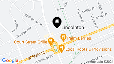 Map of 123 E Pine Street Unit: 6, Lincolnton NC, 28092