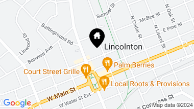 Map of 119 E Pine Street Unit: 8, Lincolnton NC, 28092