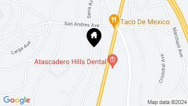 Map of 7305 Santa Ynez Avenue, Atascadero CA, 93422