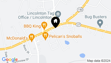 Map of 2650 E Main Street, Lincolnton NC, 28092