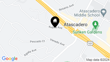 Map of 5700 Ardilla Avenue, Atascadero CA, 93422