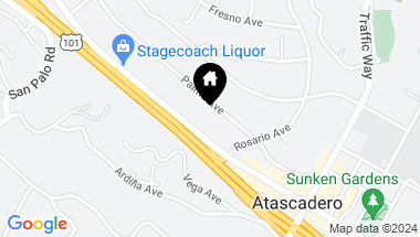 Map of 5370 Palma Avenue, Atascadero CA, 93422