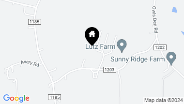 Map of 1623 Lutz Dairy Farm Road, Lincolnton NC, 28092