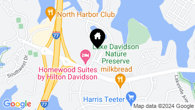 Map of 234 Harbour Place Drive, Davidson NC, 28036