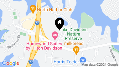 Map of 211 Harbour Place Drive, Davidson NC, 28036