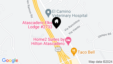 Map of 1600 El Camino Real, Atascadero CA, 93422