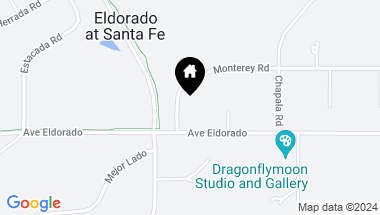 Map of 39 Monterey Road, Santa Fe NM, 87508