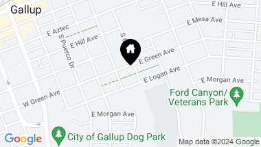 Map of 408 E Green Street, Gallup NM, 87301