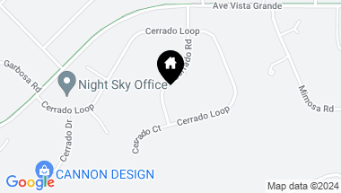 Map of 9 Cerrado Road, Santa Fe NM, 87508