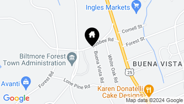 Map of 10 Busbee Road, Asheville NC, 28803
