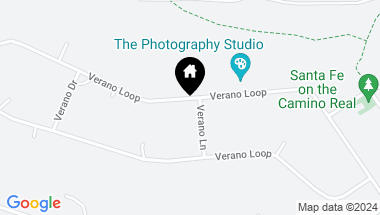Map of 2 Verano Lane, Santa Fe NM, 87508